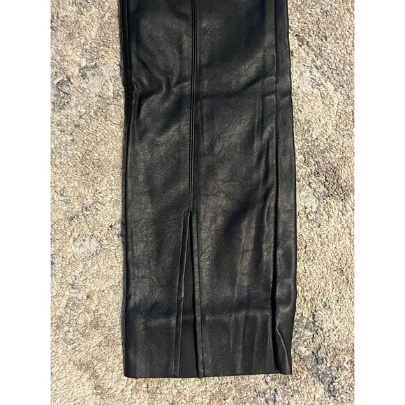 H&M Divided Faux Leather Pants Size 10 NWOT - Picture 2 of 8